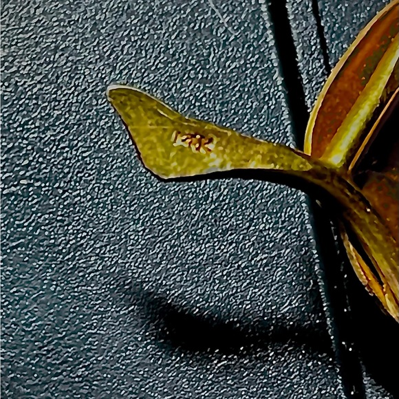 VERY RARE Vintage Paul Voltaire Designed MCM 14K GOLD Brooch - Picture 5 of 8